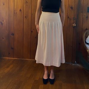 Vintage Liz Claiborne Pink Wool Skirt